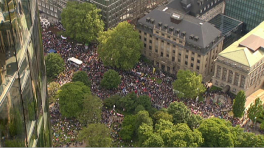 Occupy Erfurt - Aus dem Videostream von HR Online Occupy Erfurt - Aus dem Videostream von HR Online