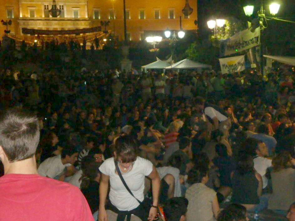 Vollversammlung auf dem Syntagma-Platz Vollversammlung auf dem Syntagma-Platz
