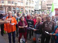 Chorflashmob in Frankfurt