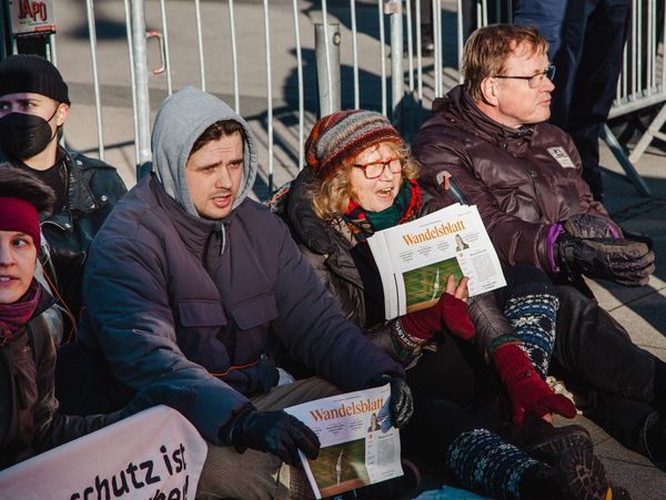 Detailaufnahme der Blockade