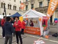 Infostand in München