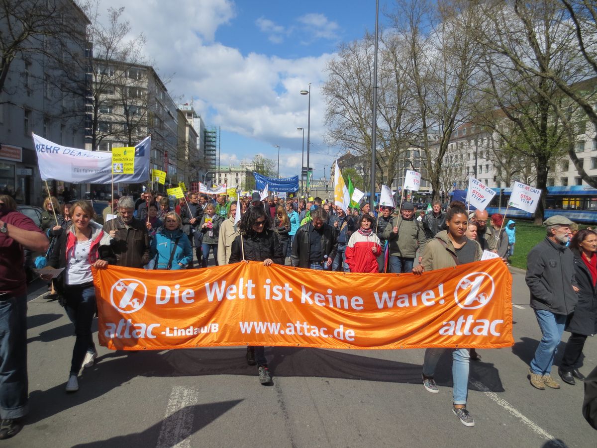 Anti-TTIP-Protest In Muenchen am 18.4.15 I