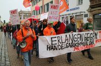 Demonstration in Erlangen