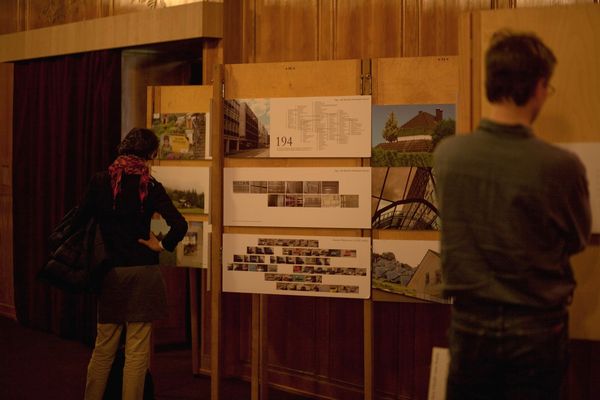 Die Steueroasenausstellung war auch vor Ort