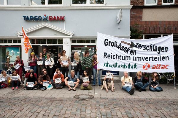 Die Targo-Bank wird blockiert Die Targo-Bank wird blockiert