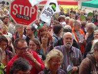 Chorflashmob in Frankfurt