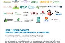 Positionspapier dt. Bündnis TTIP Unfairhandelbar