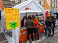 Infostand in München